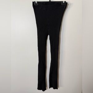 GOOD AMERICAN | Black Ribbed Leggings